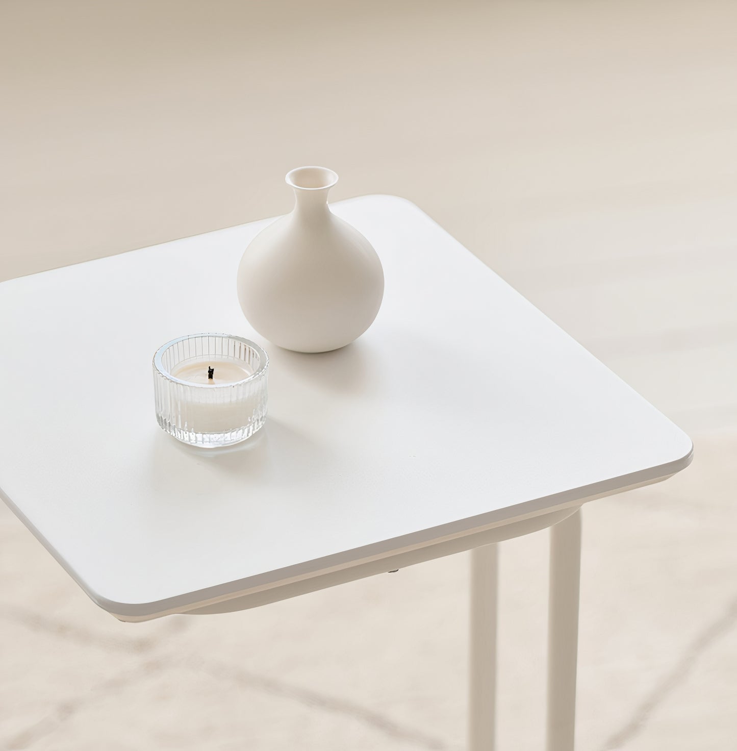 Slim C-Frame Sofa Side Table