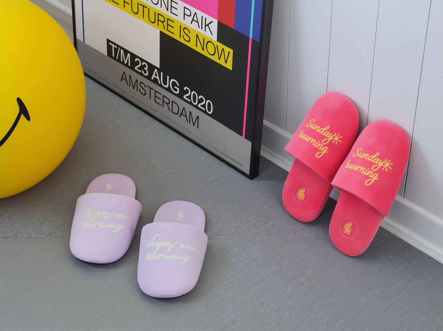 Soft Velvet Home Slippers - Set of 2 - image 8 of 8