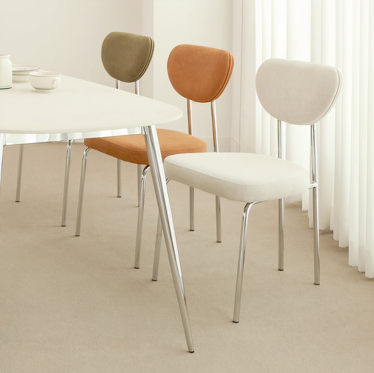 Soft Padded Chair Set of 2