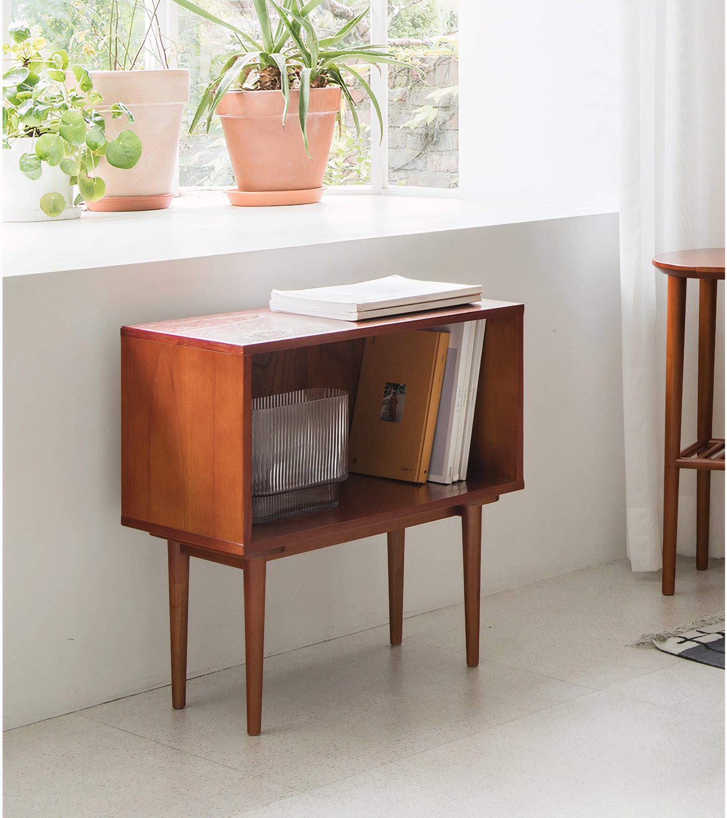 Danish Midcentury Wood Bookcase