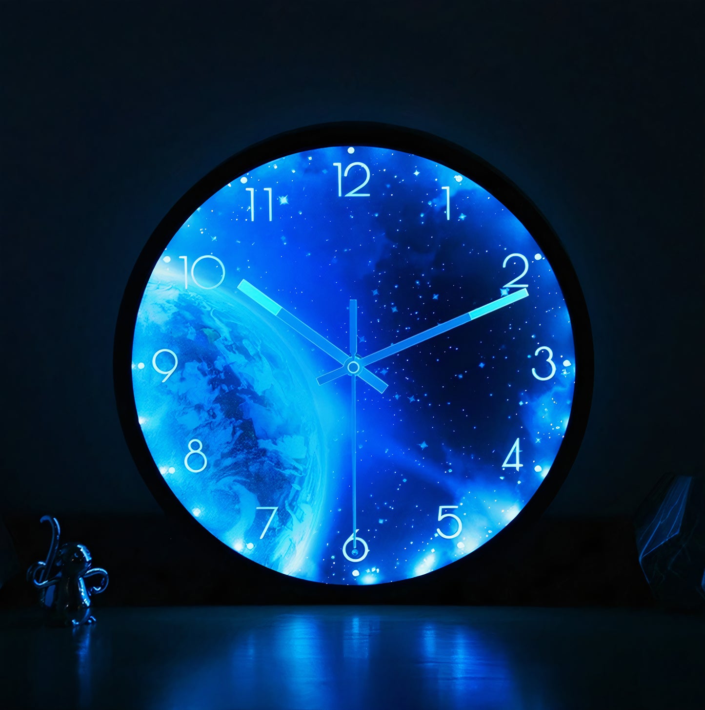 Glow-in-the-Dark Sound-Activated Wall Clock