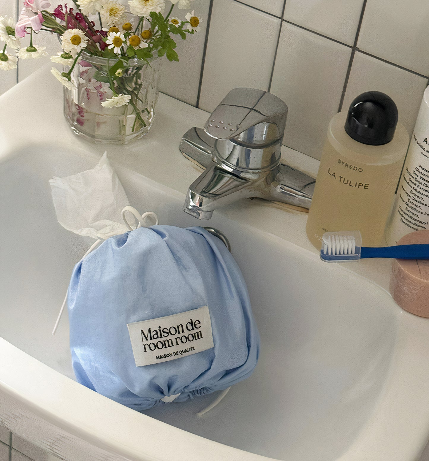 Drawstring Toilet Paper Cover