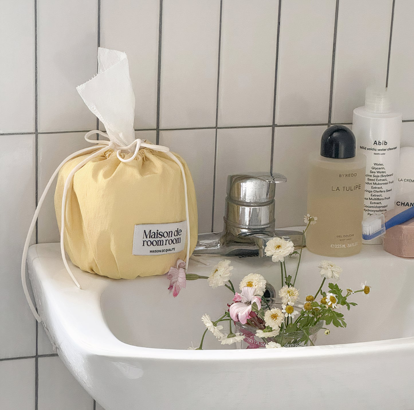 Drawstring Toilet Paper Cover