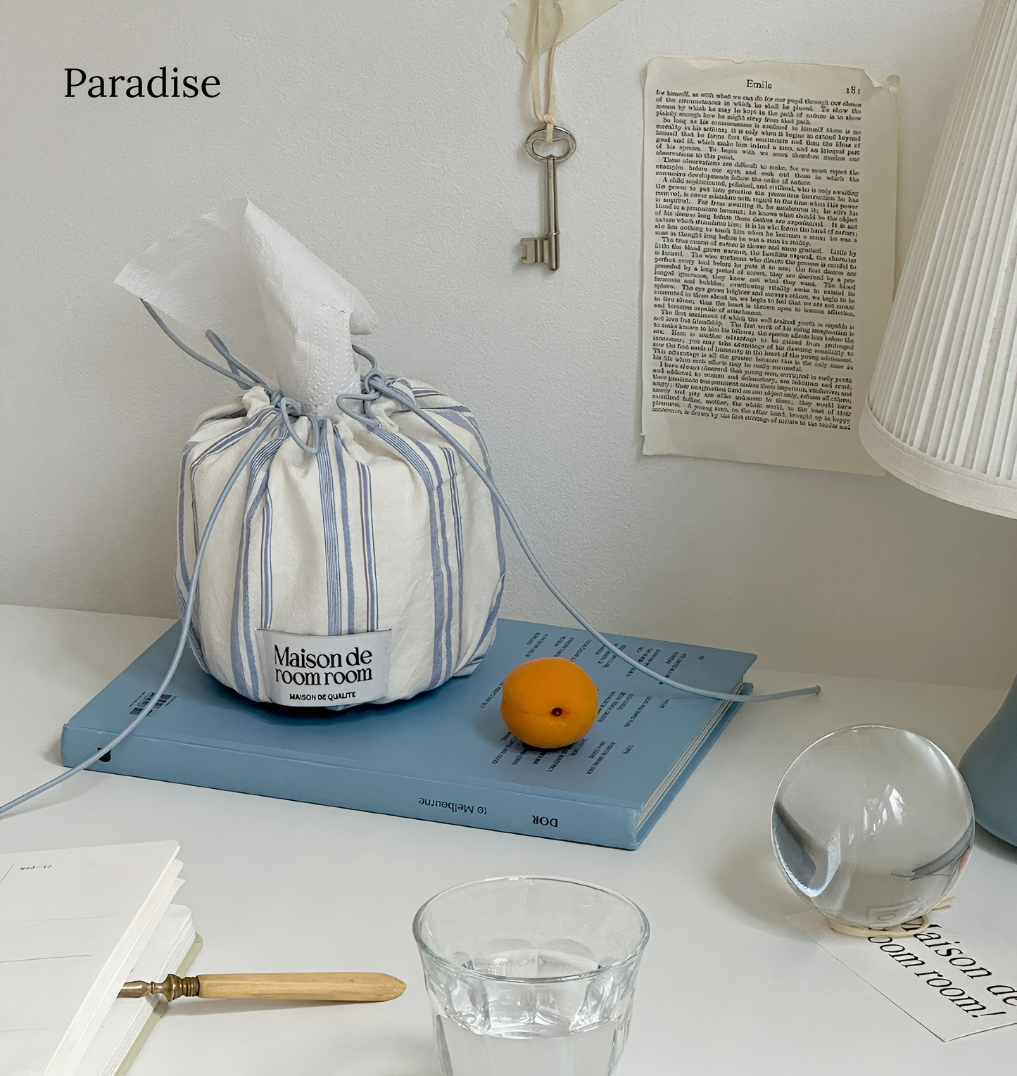 Drawstring Toilet Paper Cover
