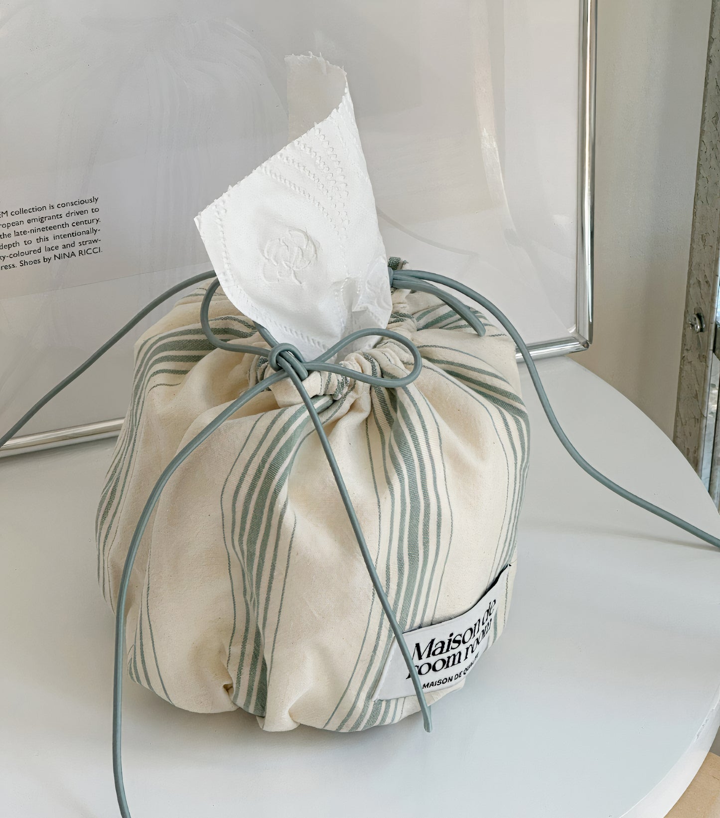 Drawstring Toilet Paper Cover
