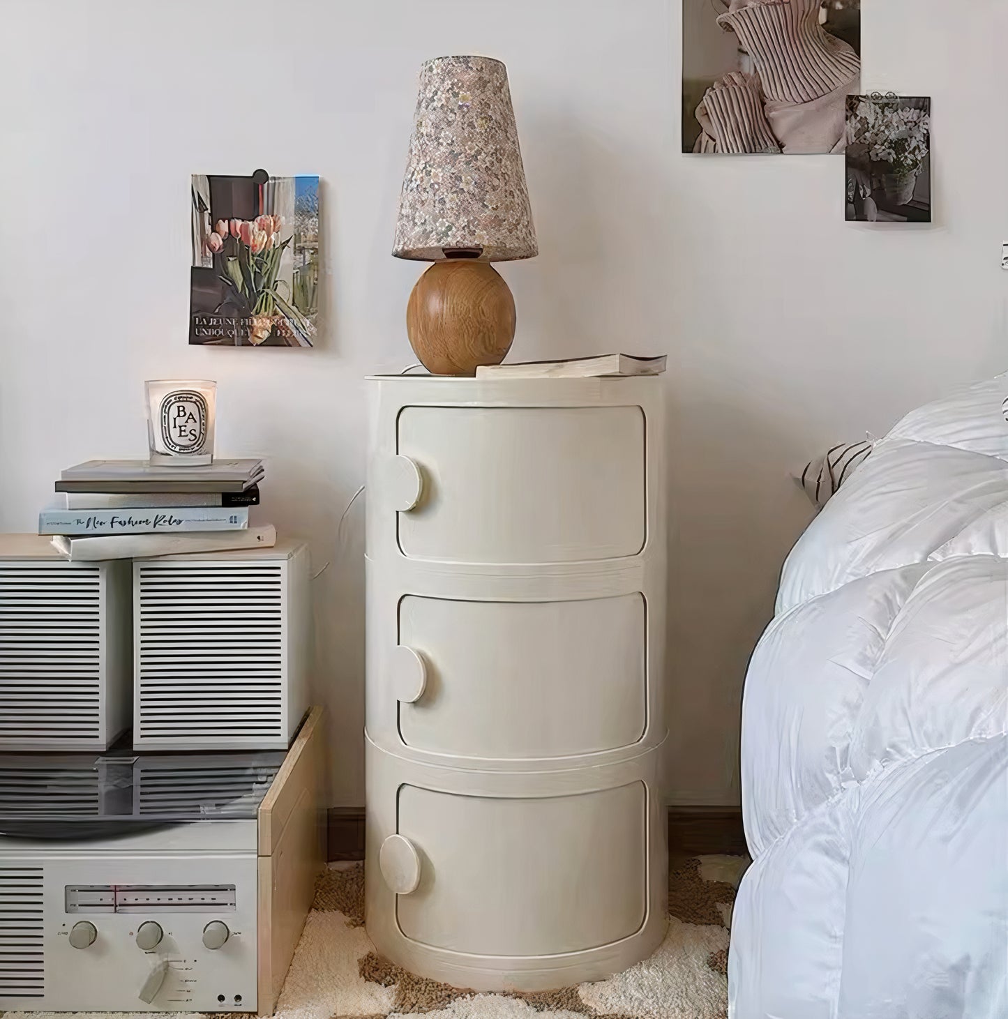Round Storage Cabinet
