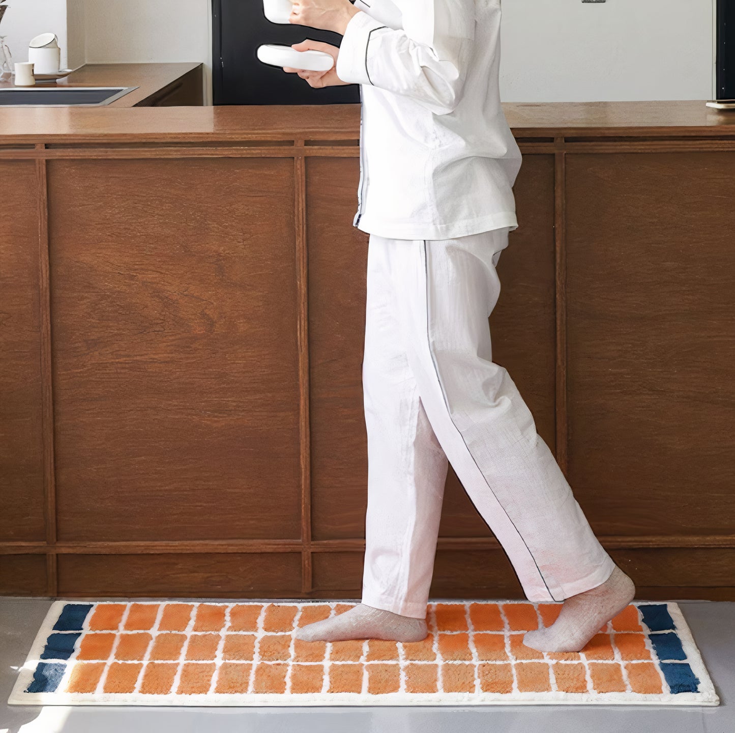 Brick Jacquard Mat