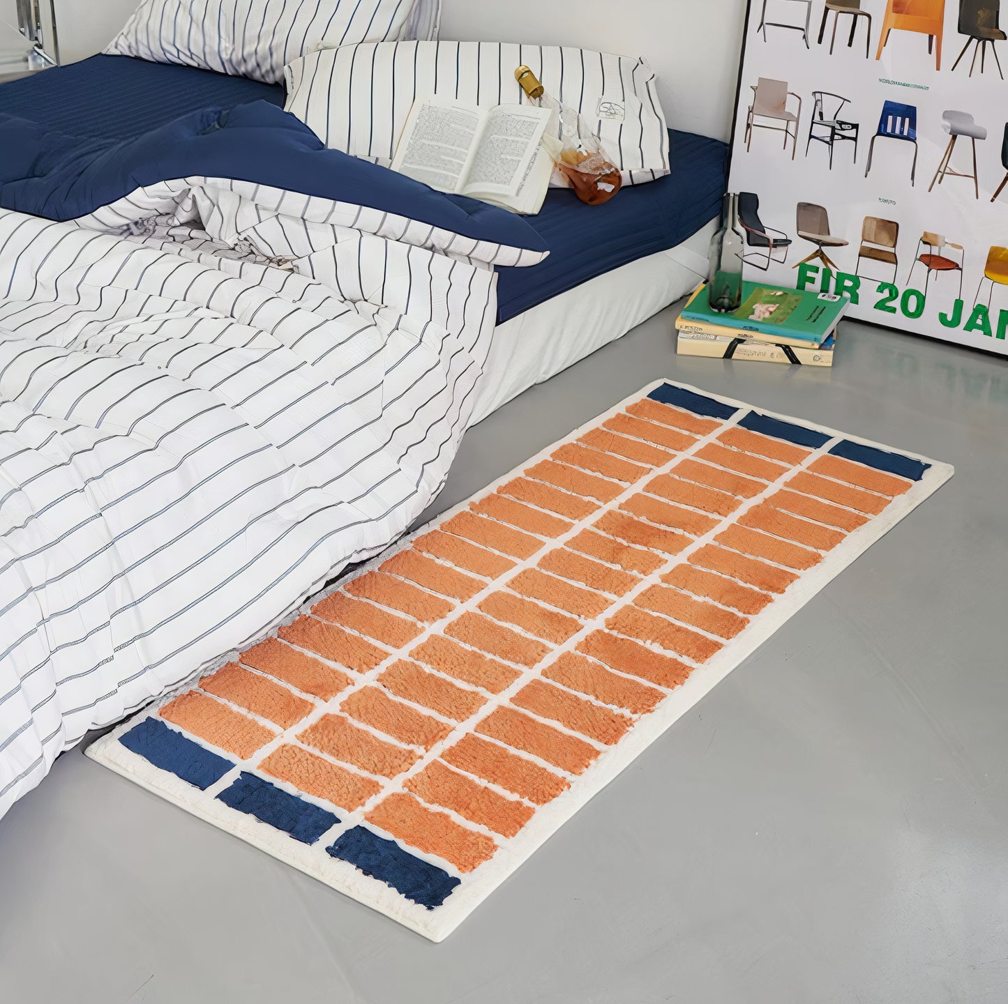 Brick Jacquard Mat