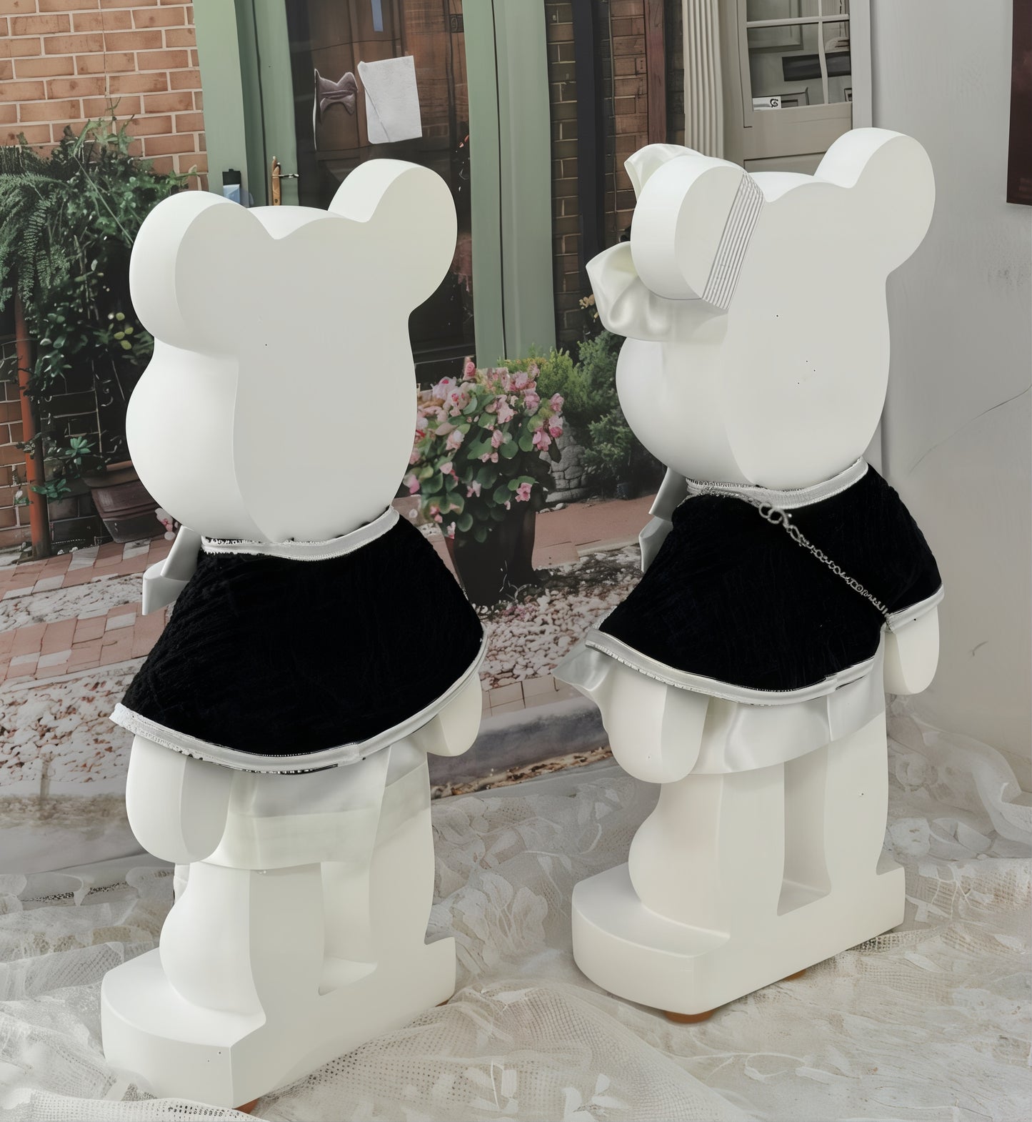 Couple Bear Diffuser Figurine Set