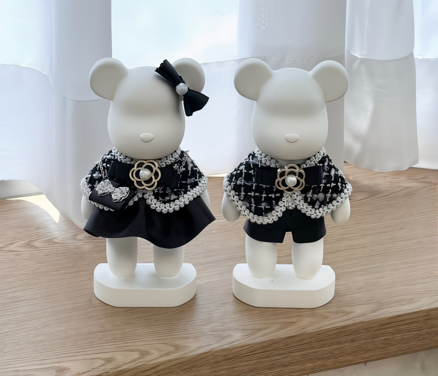 Couple Bear Diffuser Figurine Set