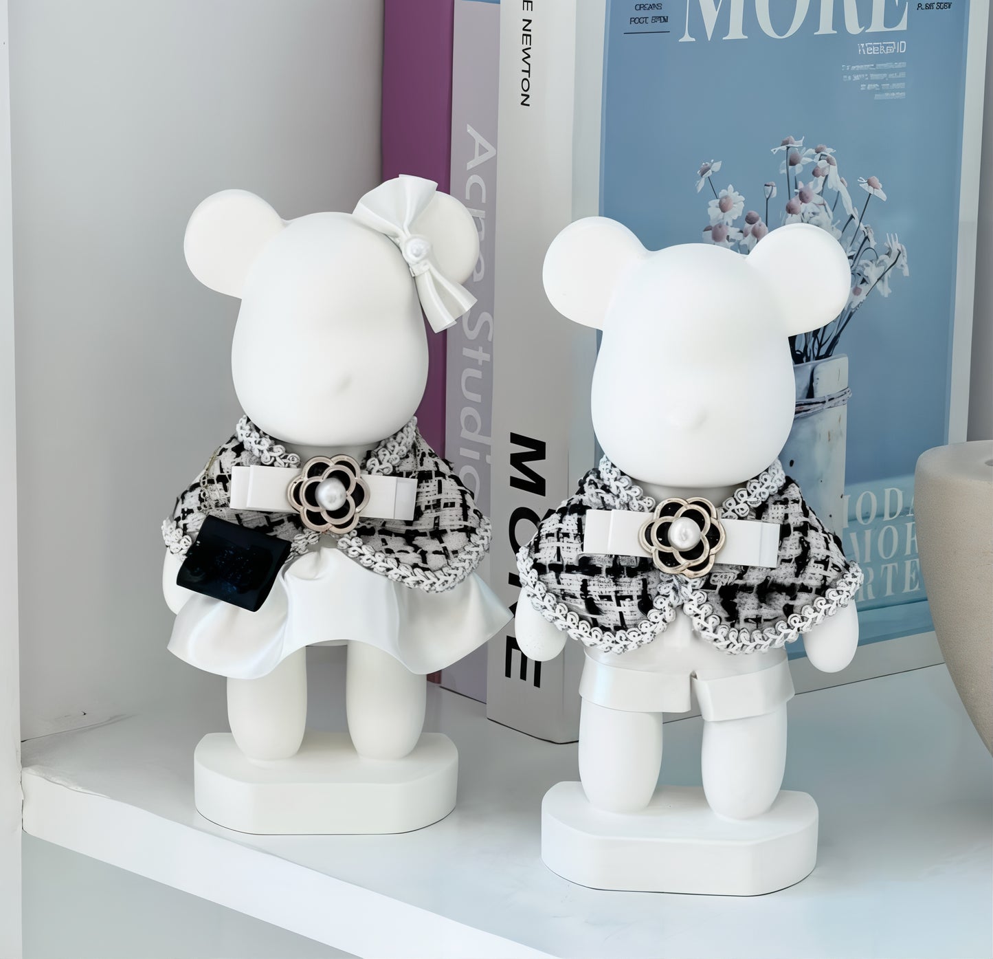 Couple Bear Diffuser Figurine Set