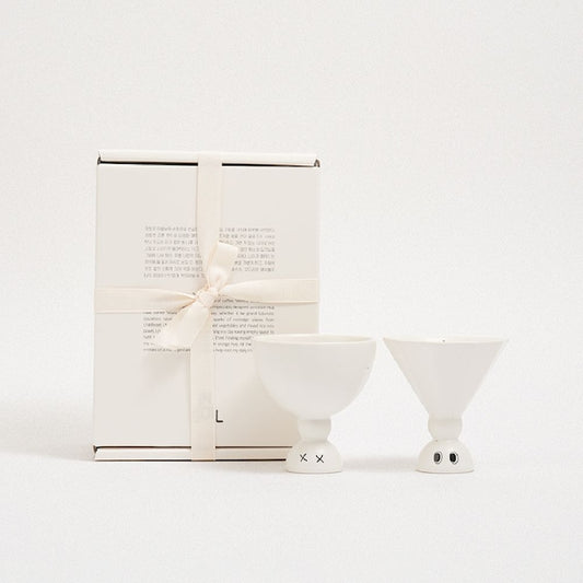 Peekaboo Goblet Cup Set of 2