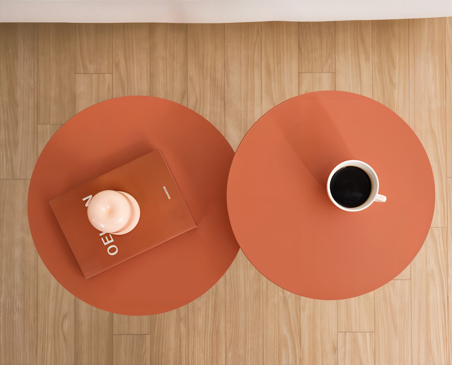Modern Round Metal Side Tables