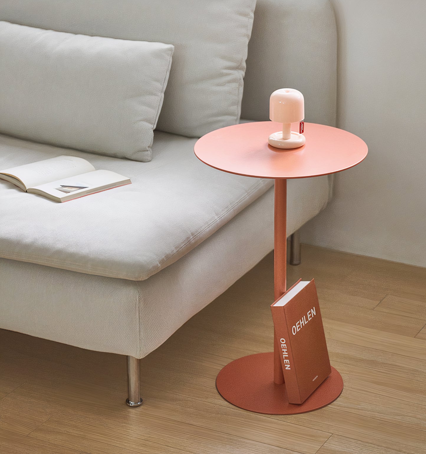 Modern Round Metal Side Tables