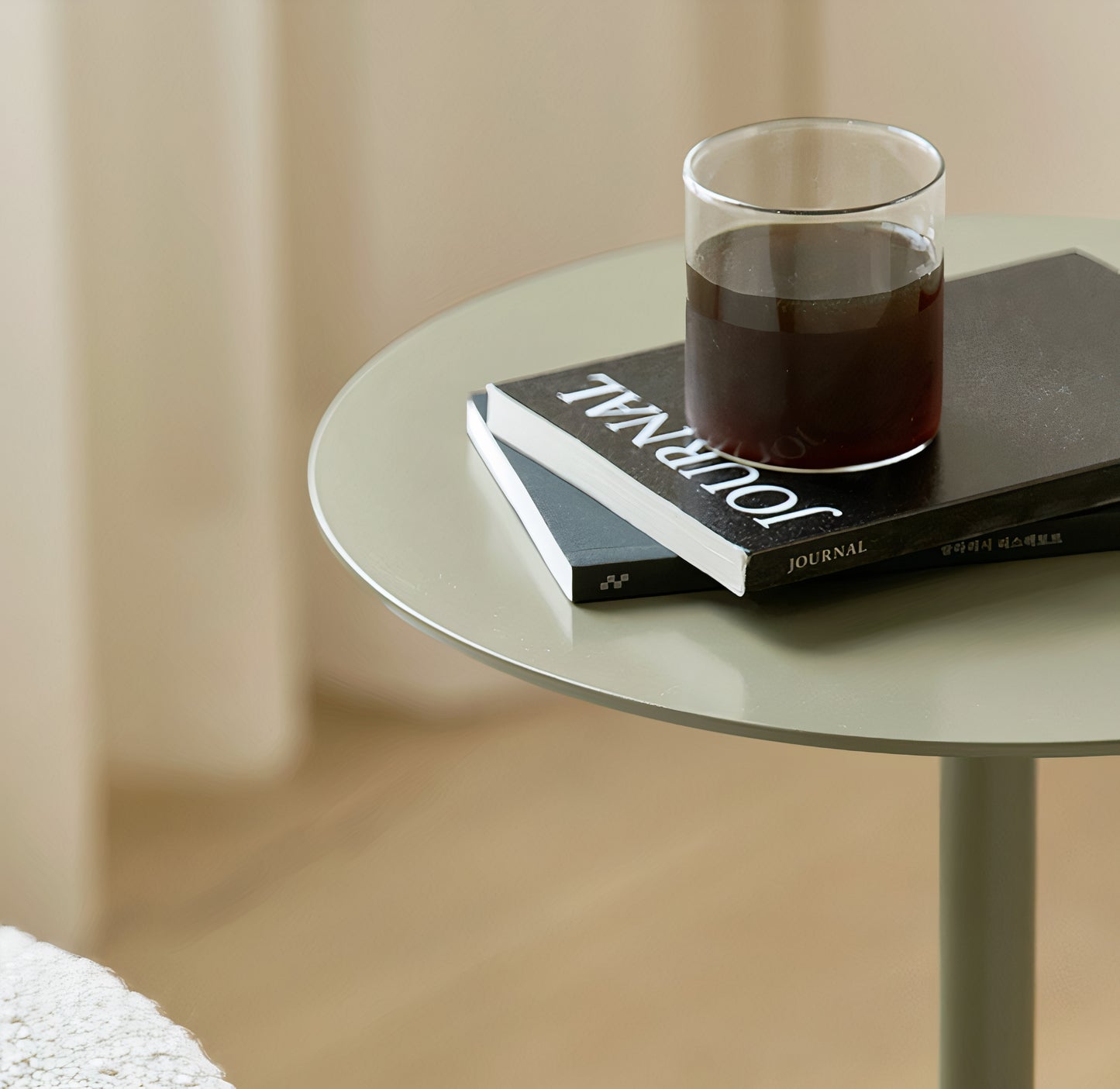 Modern Round Metal Side Tables