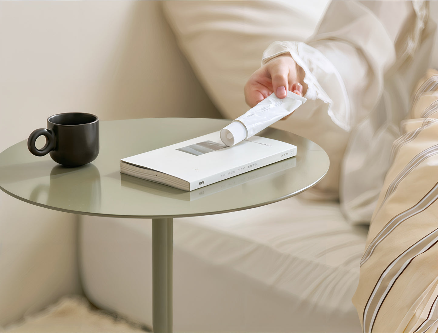 Modern Round Metal Side Tables