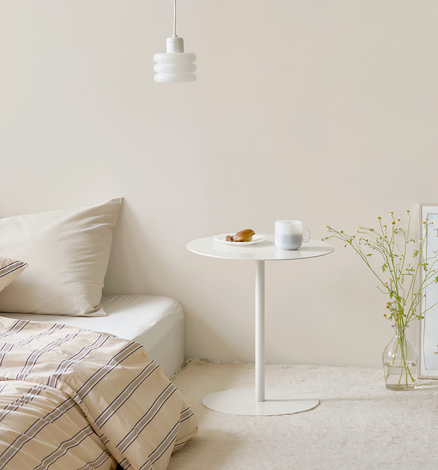 Modern Round Metal Side Tables