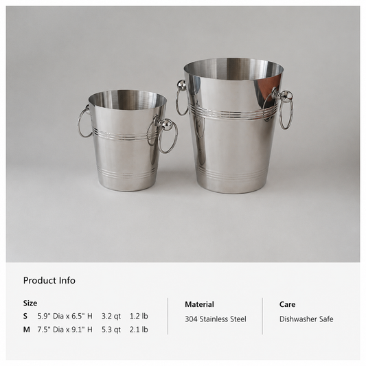 Stainless Steel Ice Bucket
