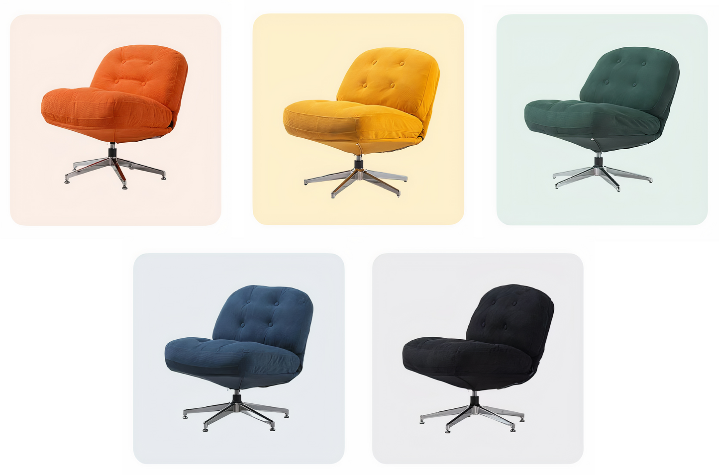 Retro Comfort Swivel Chair