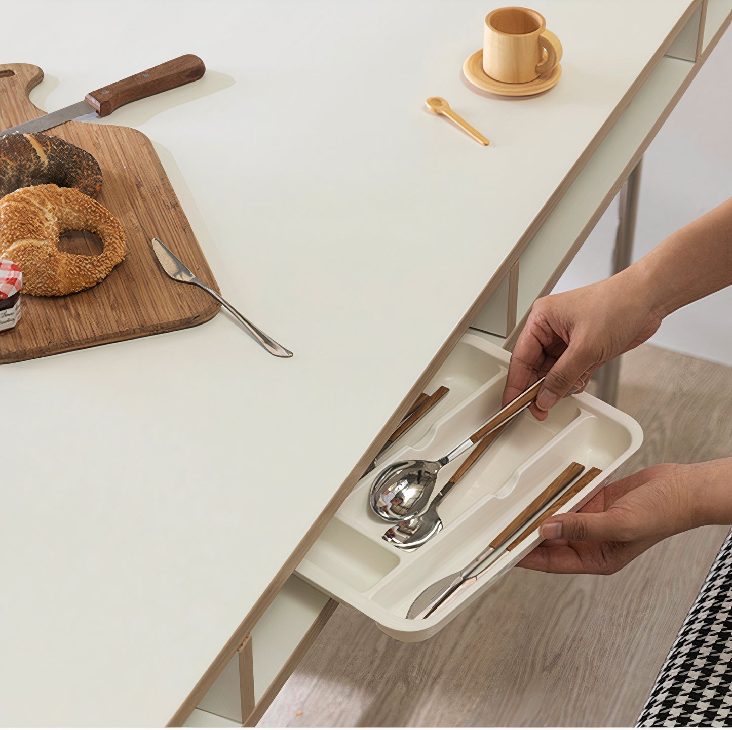 Modern Storage Dining Table