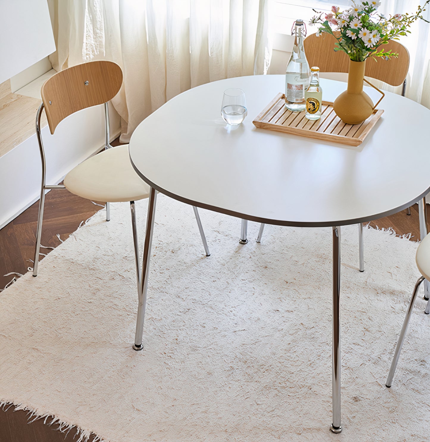 Rounded Square Dining Table