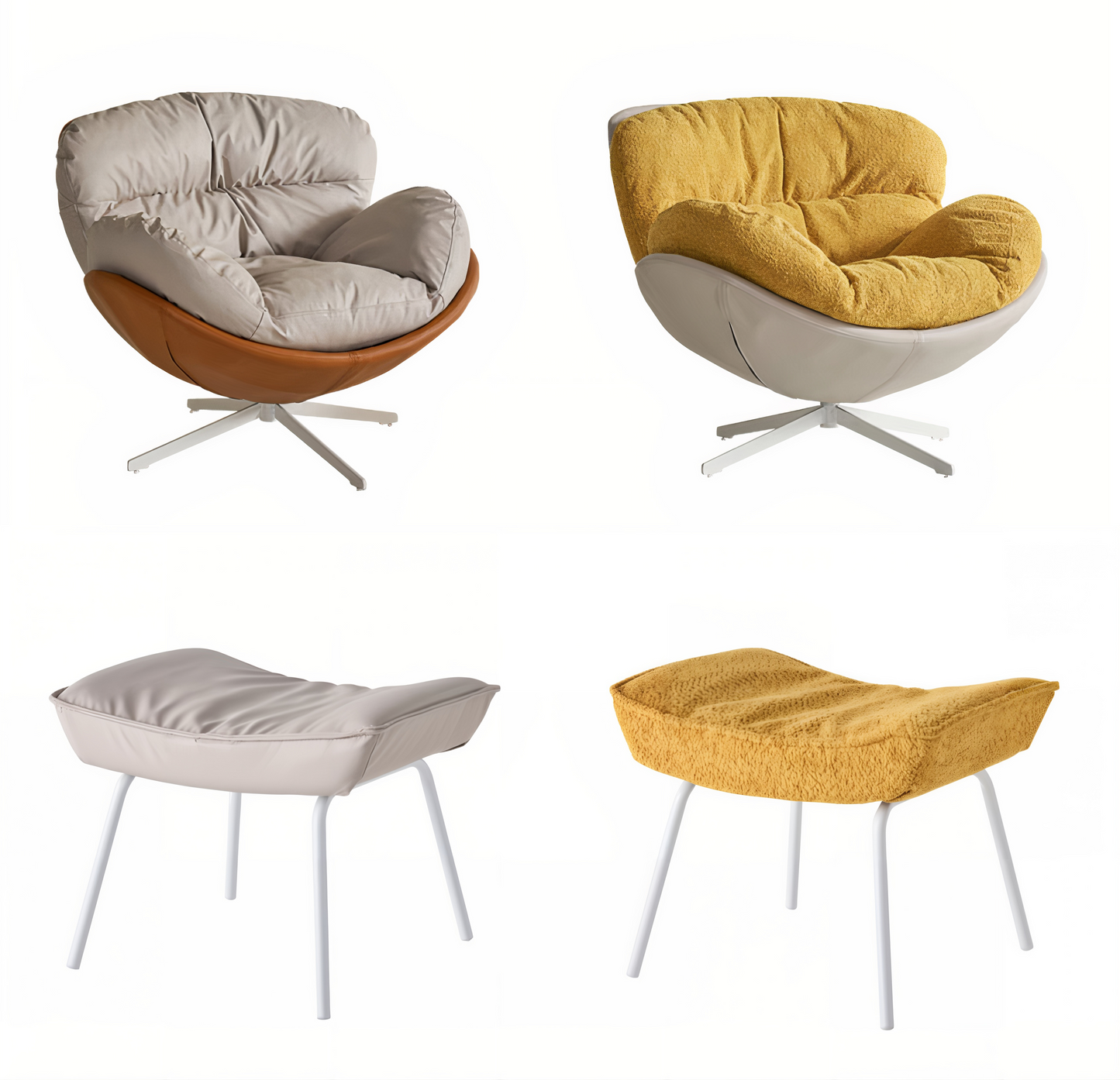 Modern Swivel Lounge Chair