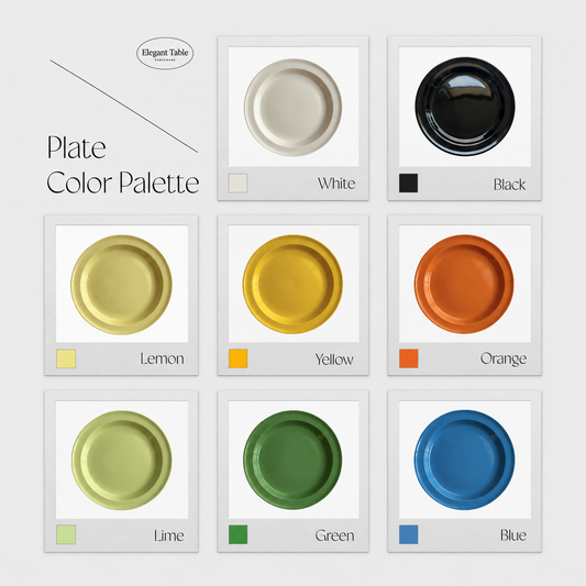 Vivid Color Flat Plate
