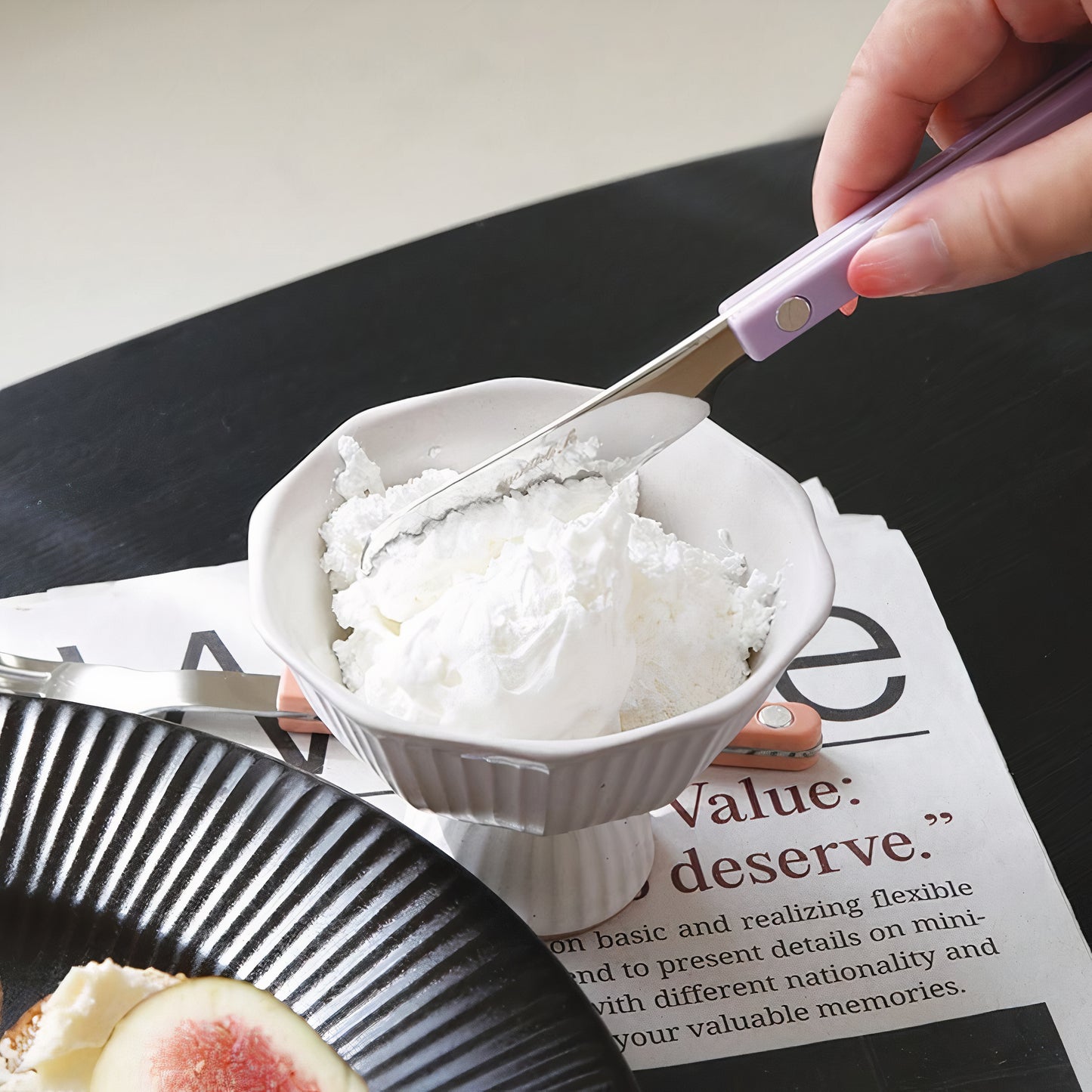 Pastel Dessert Cutlery Set – 3-Piece