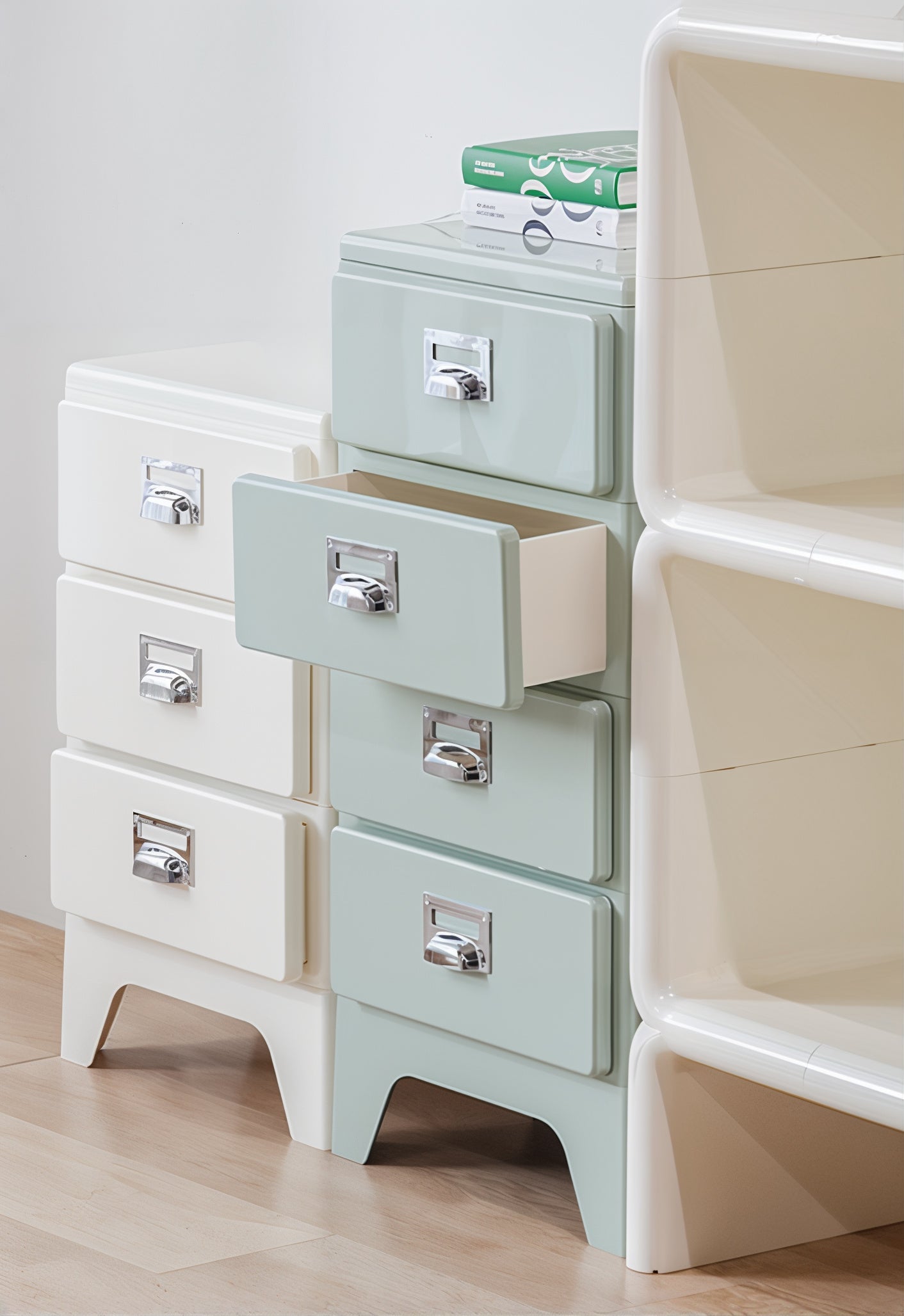 Mid-Century Vintage Steel Drawer Chest