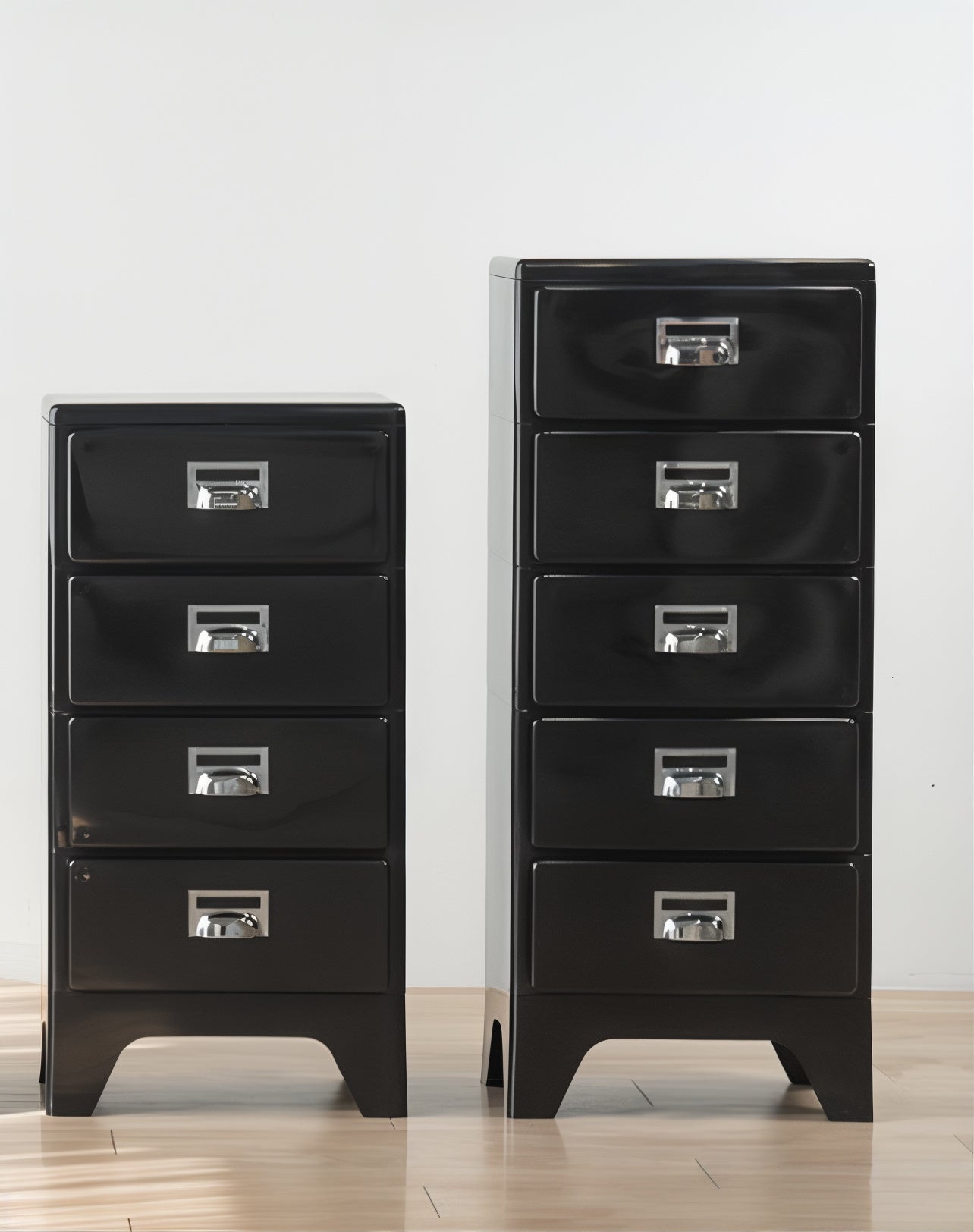 Mid-Century Vintage Steel Drawer Chest
