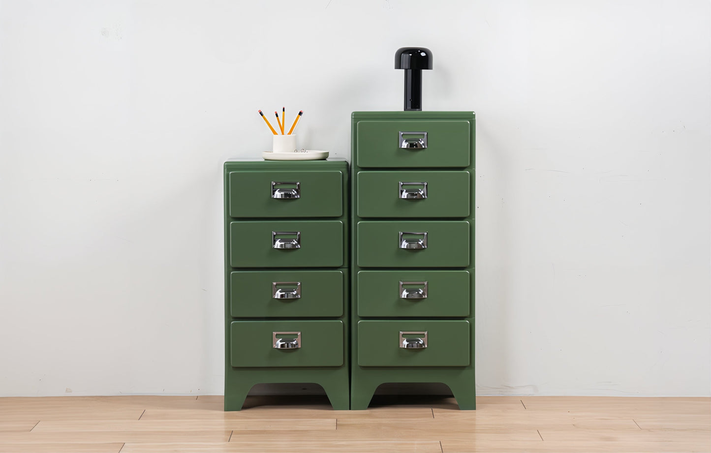 Mid-Century Vintage Steel Drawer Chest