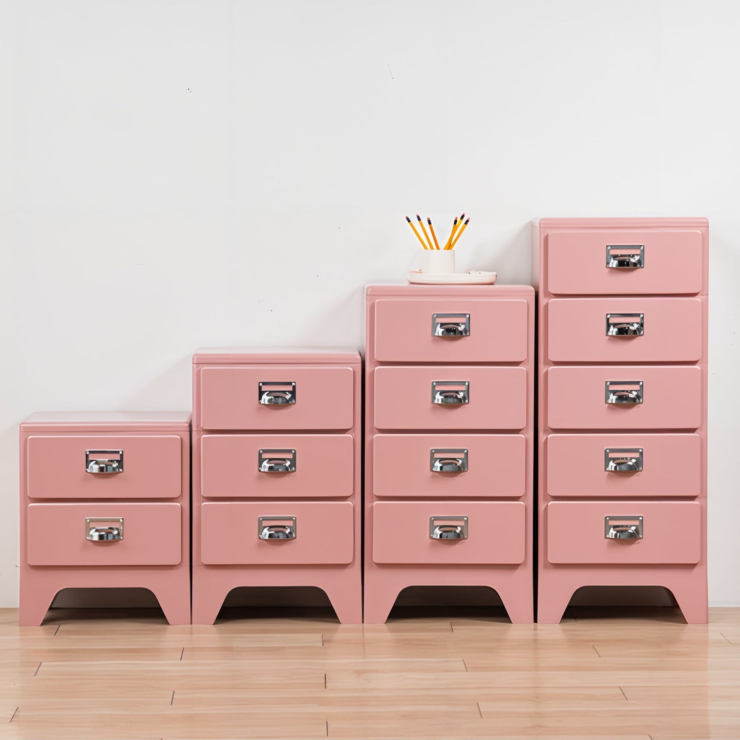 Mid-Century Vintage Steel Drawer Chest