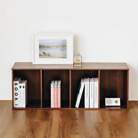 Modern Wood Bookcase & Storage Shelf