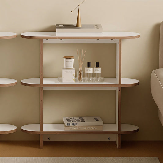 Olive Round 3-Tier Storage Shelf
