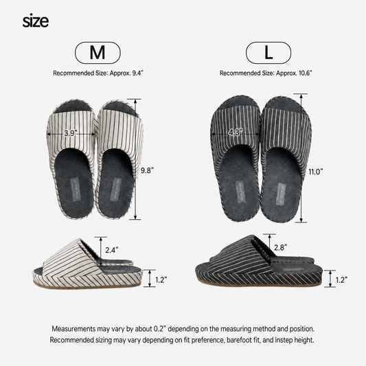 Vens Striped Molded Indoor Slippers