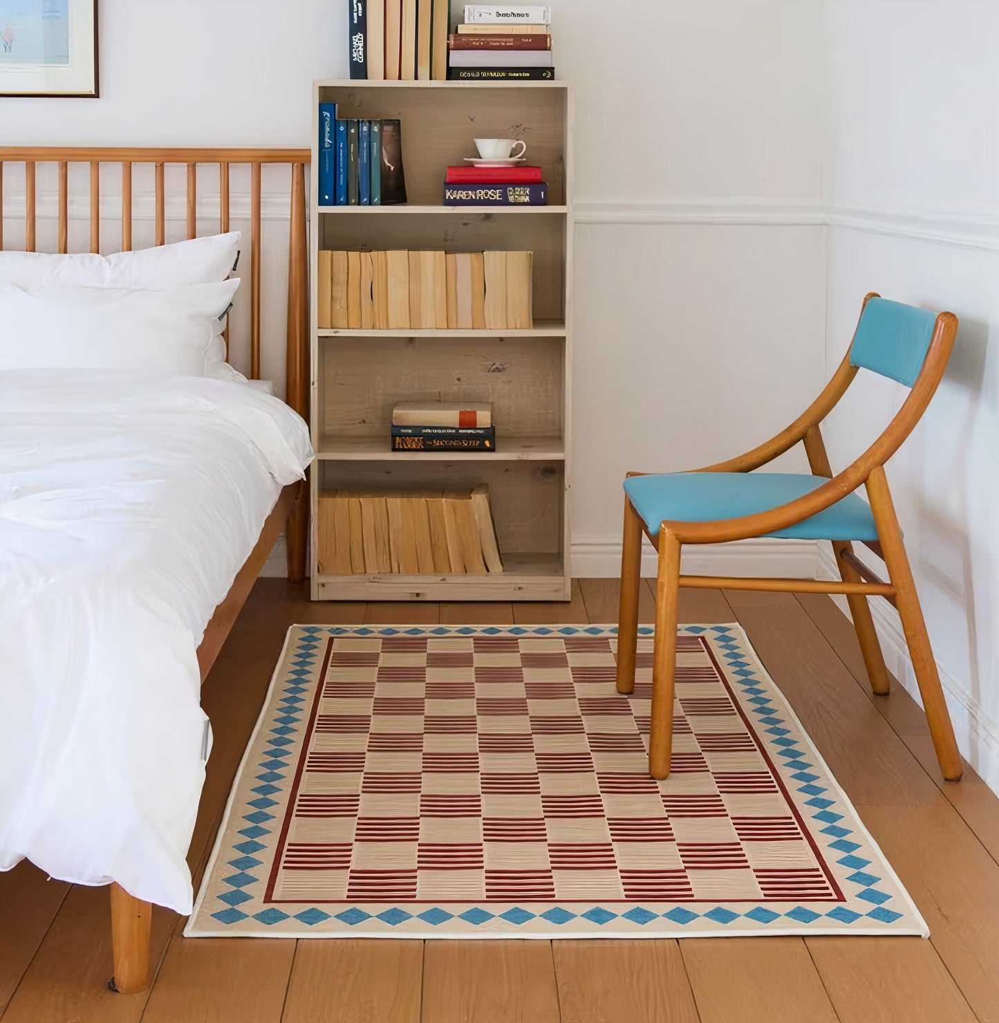 Checkered Flatweave Rug