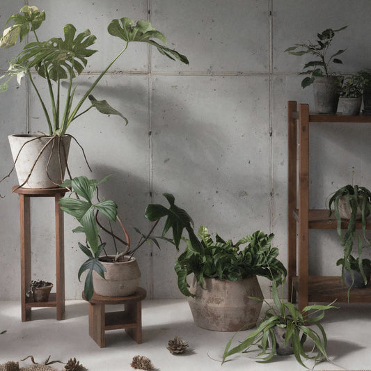 Wooden Flower Pot Stand