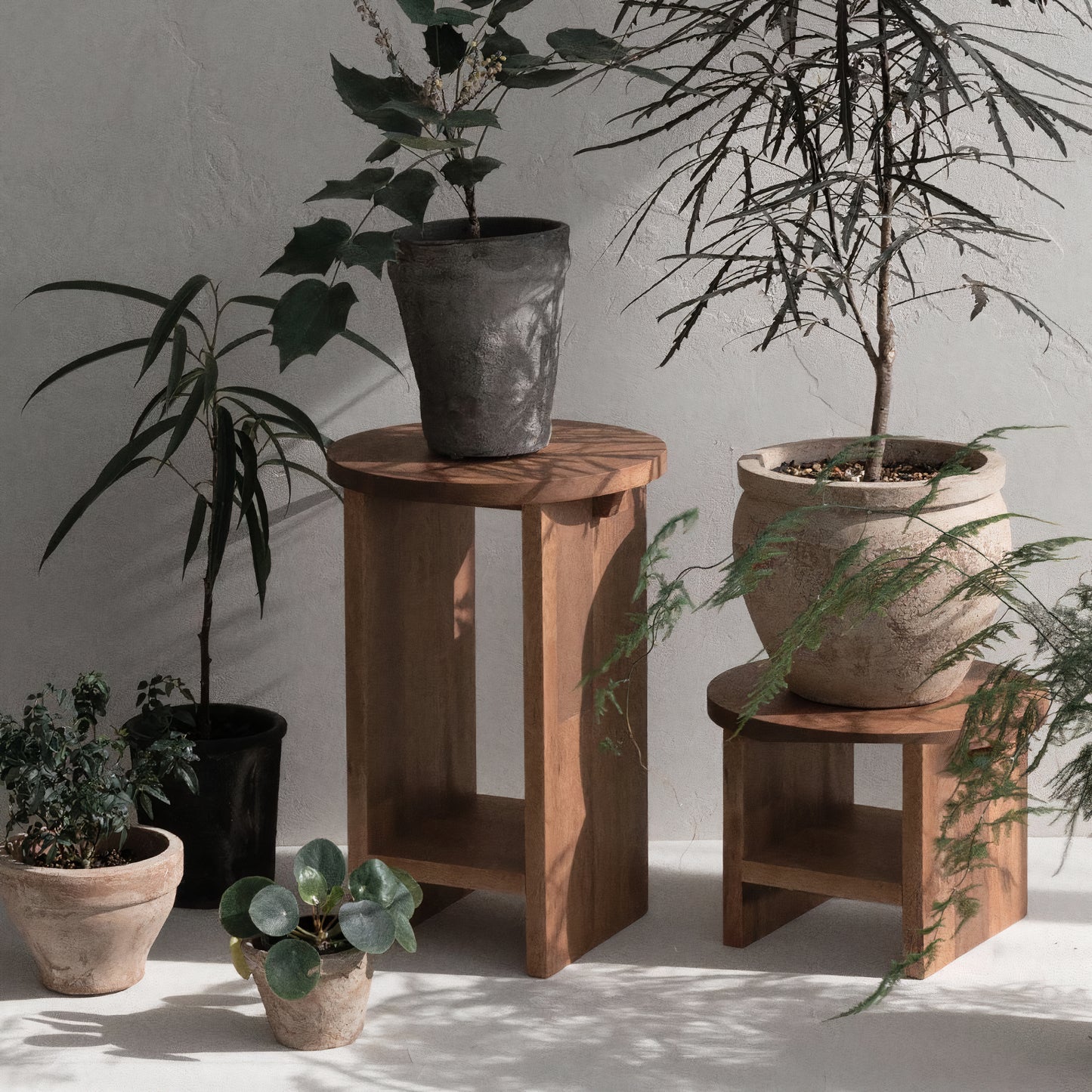 Wooden Flower Pot Stand