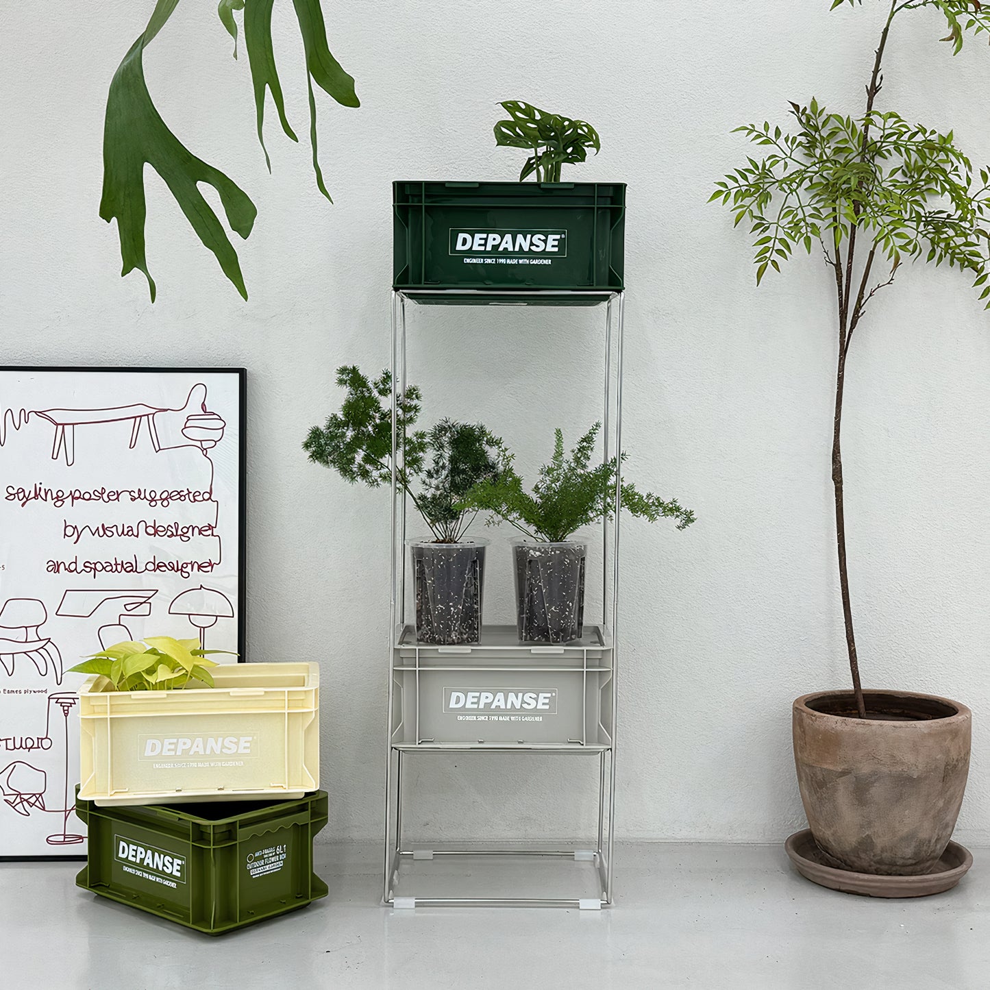 Wire Frame Utility Stand