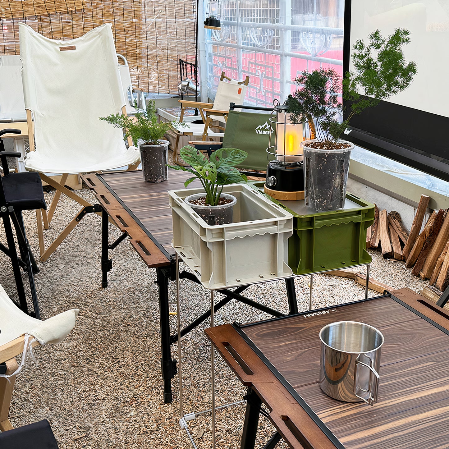 Wire Frame Utility Stand