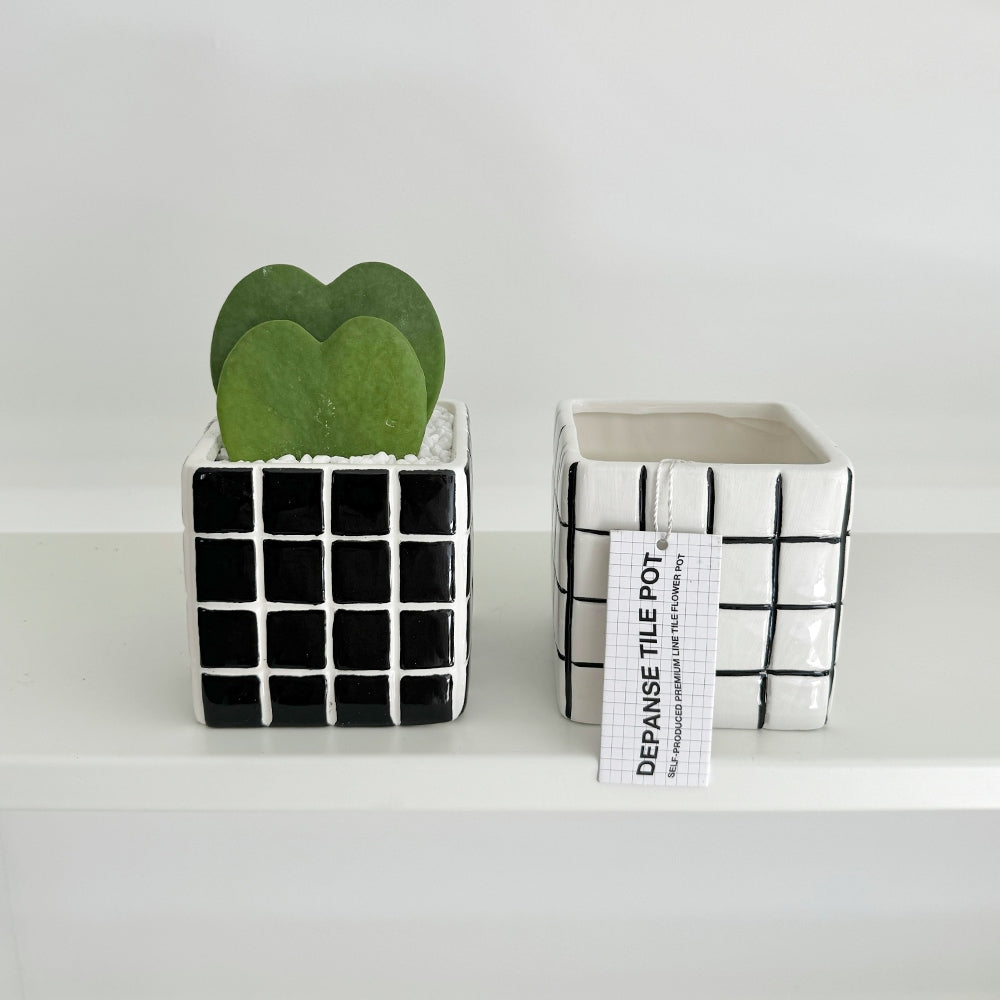 Tiled Cube Planter