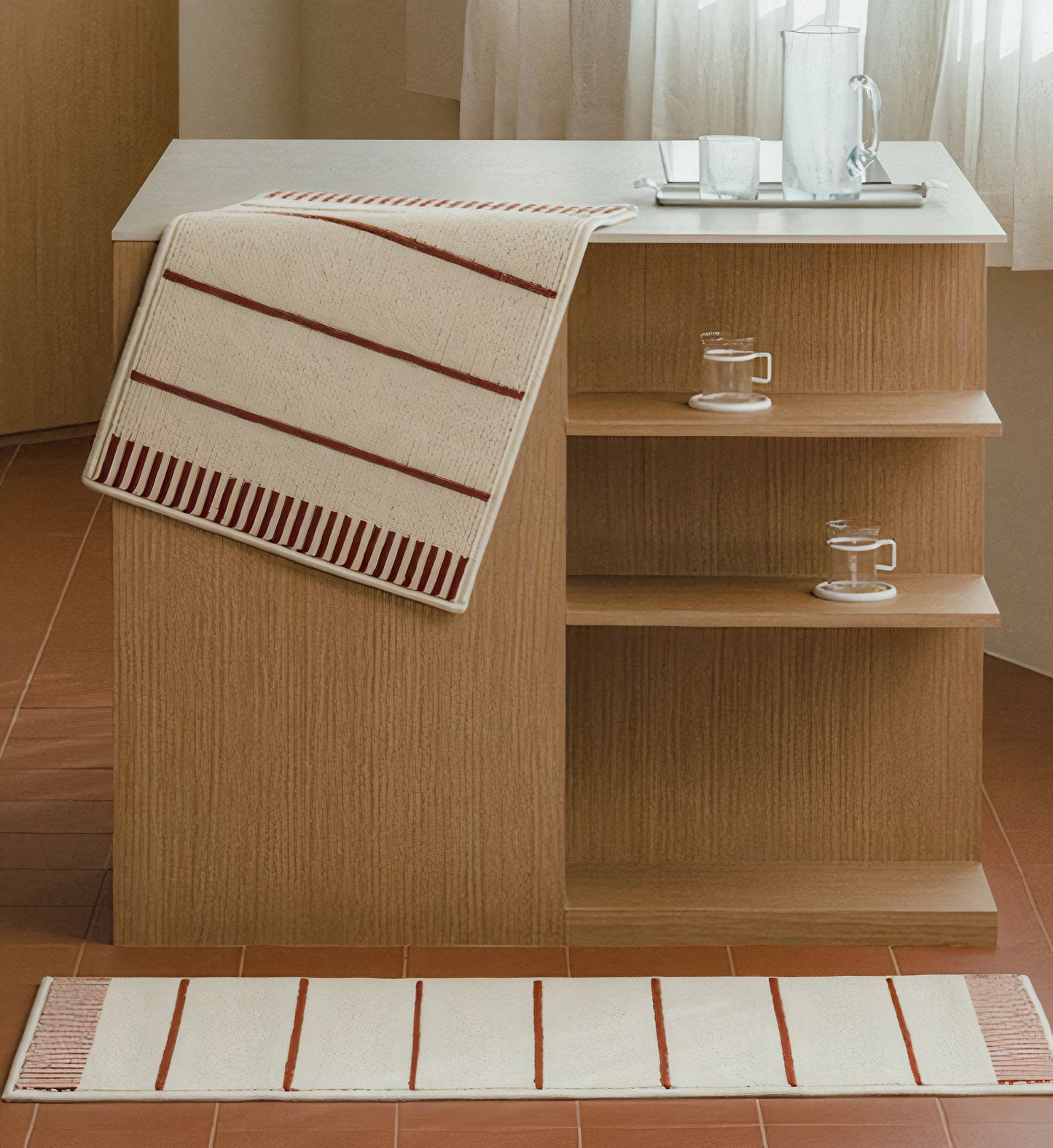 Stitch Loop Stripe Mat