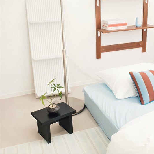 Rectangular Wood Mini Plant Stand