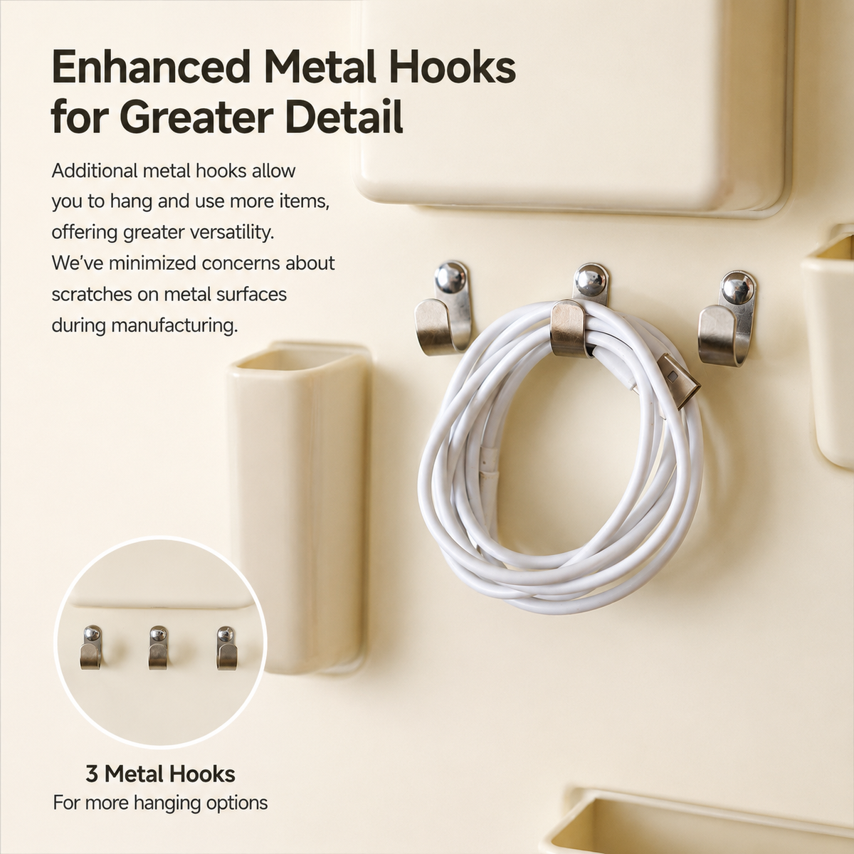 Wall-Mounted Storage Desk Board