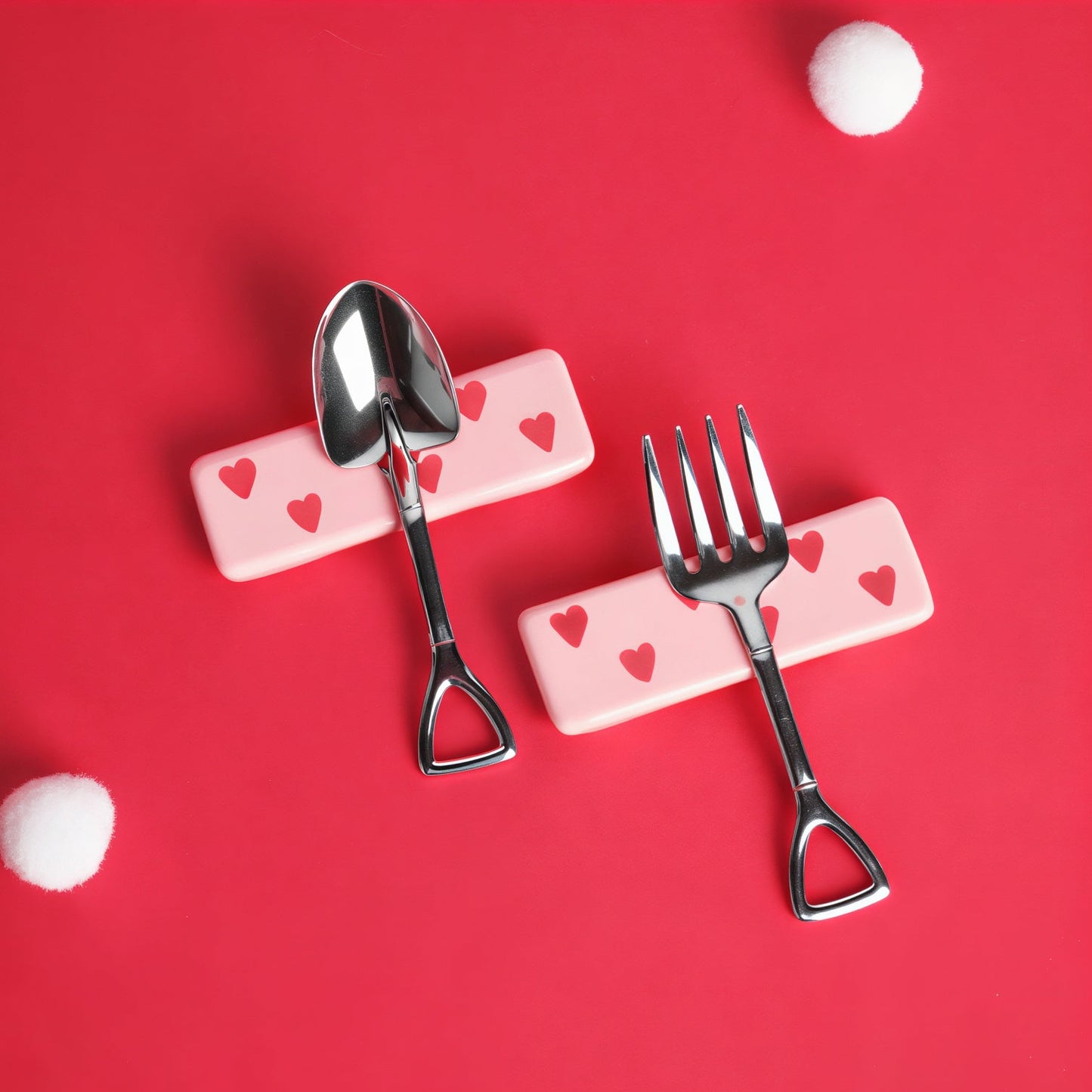 Pink Edition Ceramic “Just Be” Dessert Bowl Gift Set