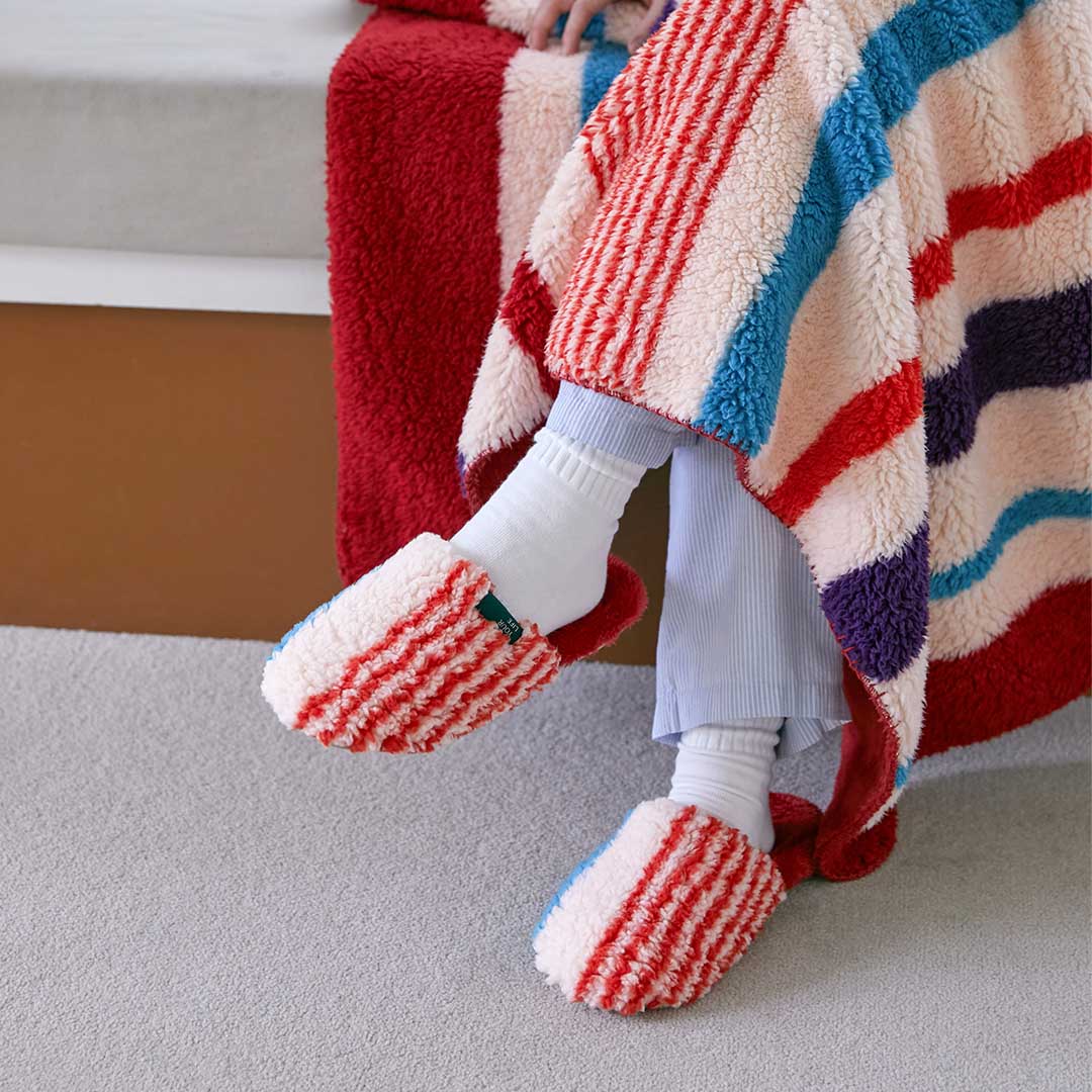 Fleece Wide Indoor Slippers