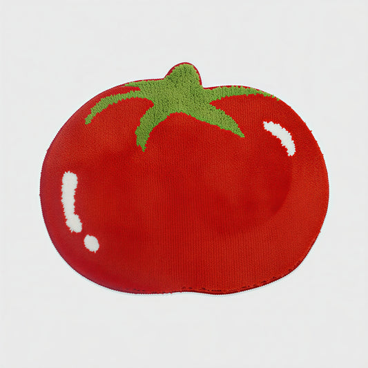 Tomato Tufted Accent Rug