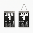 2027 Industrial Metal Tear-Off Calendar