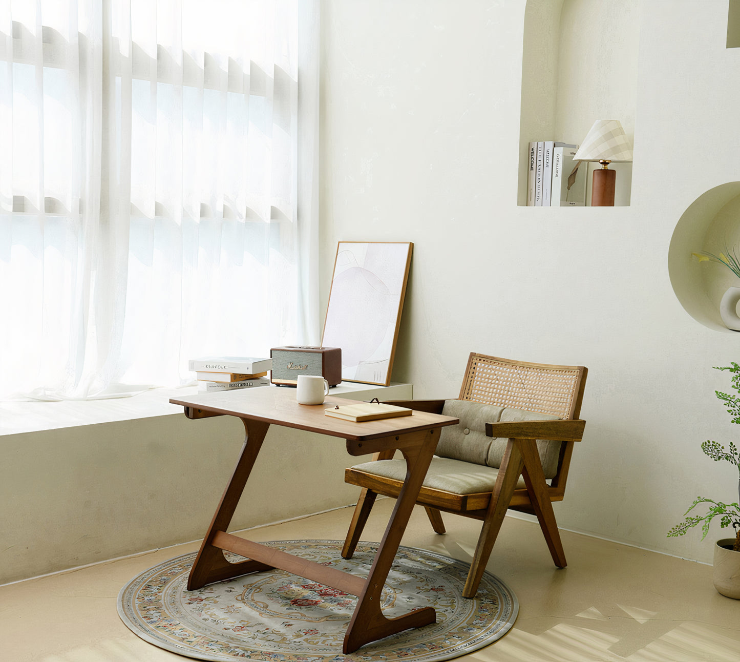 Solid Wood Side Table
