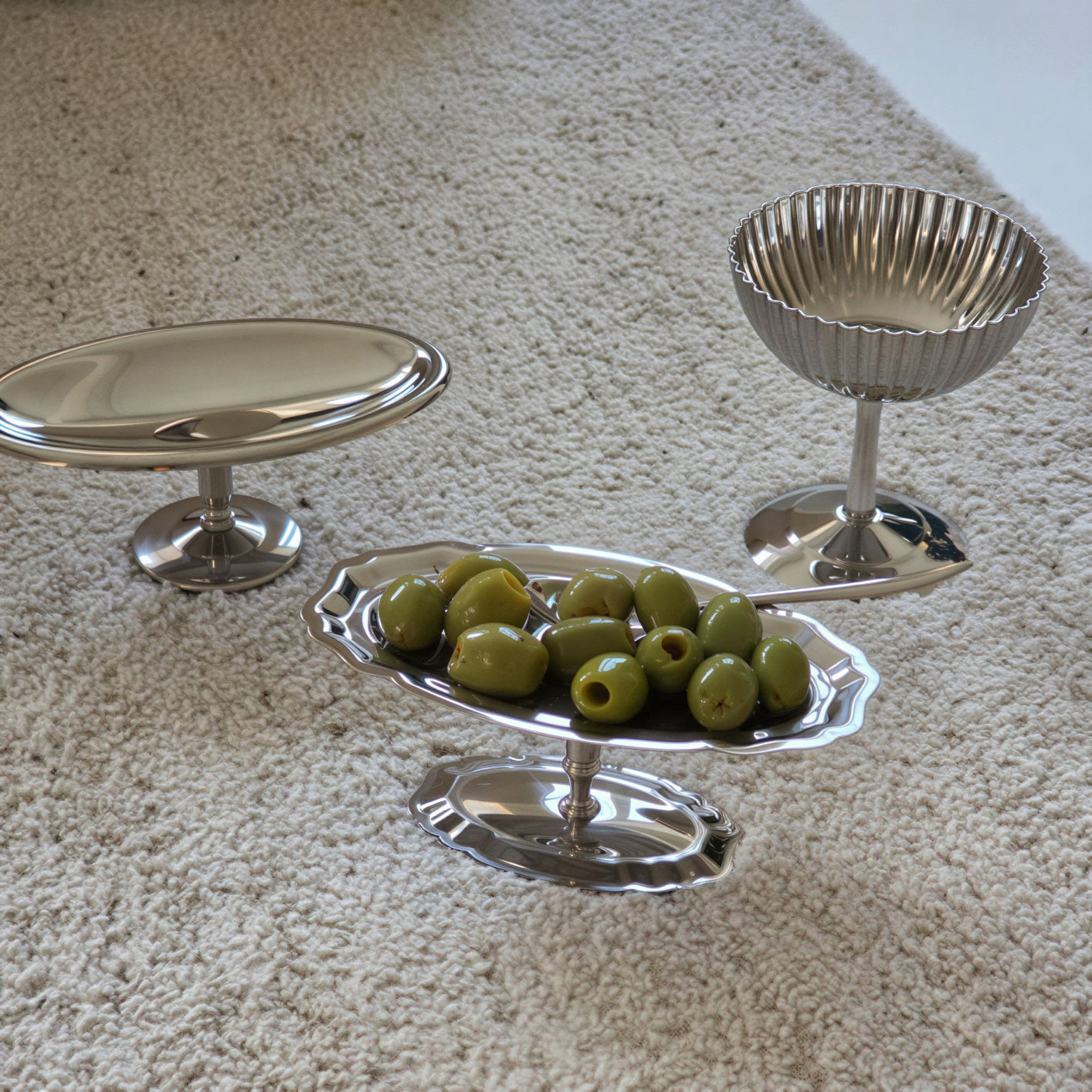 Stainless Steel Dessert Stand Plate